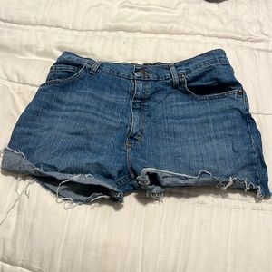Wrangler high rise shorts